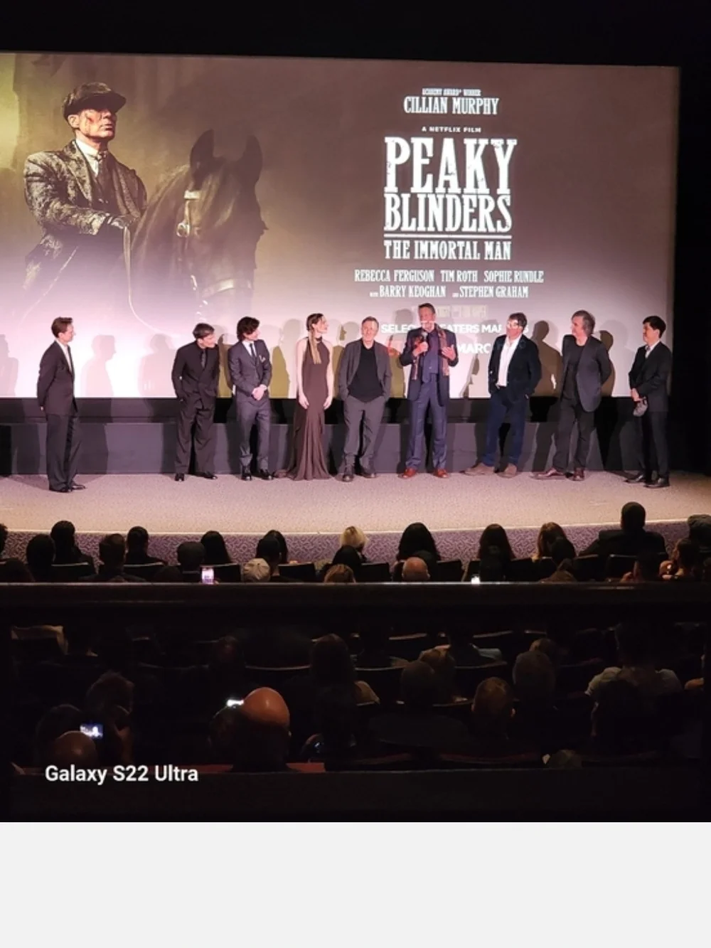 Peaky Blinders Cap - Red Carpet Premier Immortal Man W/ Tkt - Picture 2 of 7